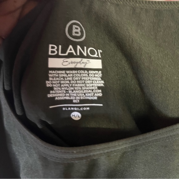 BLANQI EVERYDAY Olive Maternity Sleeveless Tank Dress Size M/L - Picture 3 of 4